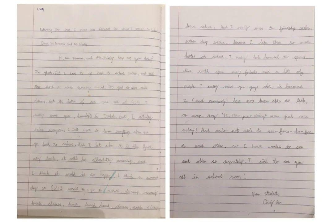 以笔为桨，在学海中遨游 I.S.P.  Letter Writing  Competition图片_524287