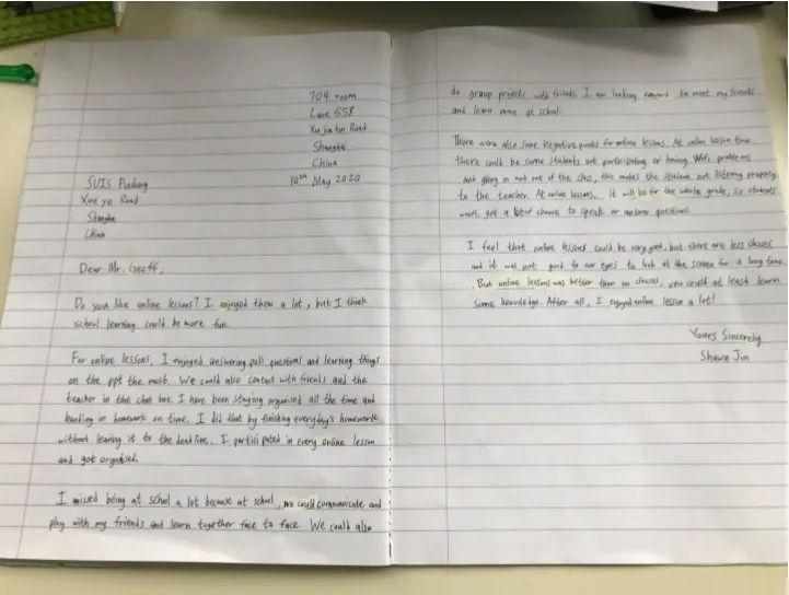 以笔为桨，在学海中遨游 I.S.P.  Letter Writing  Competition图片_34359738367
