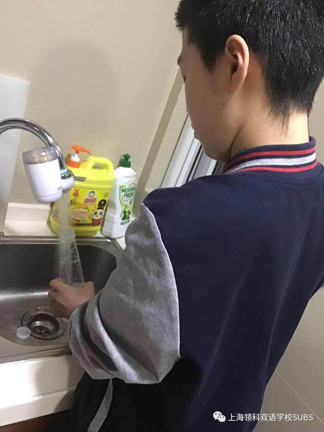 领科双语“云”科技节ing | 六年级“云上”防疫生活妙招小实验·亲子互动·脑洞大开图片_134217727