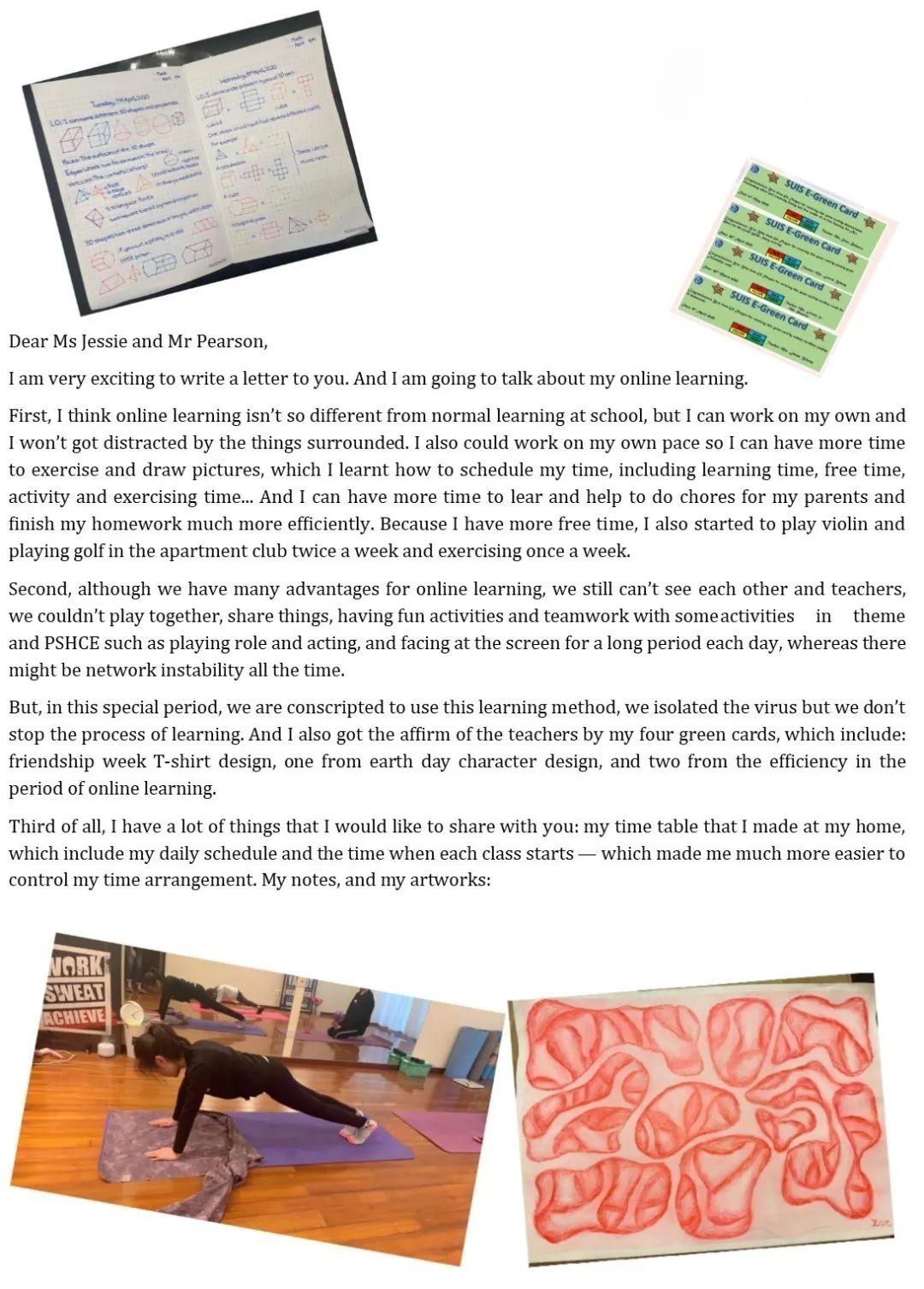 以笔为桨，在学海中遨游 I.S.P.  Letter Writing  Competition图片_16777215