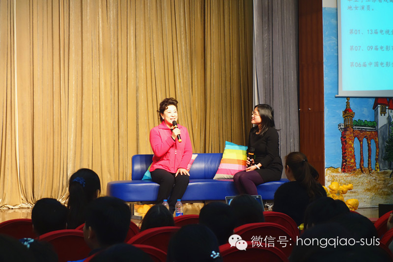 表演艺术家王馥荔女士和导演王群先生的协和之行 Famous Actor and Director Visited Us图片_1