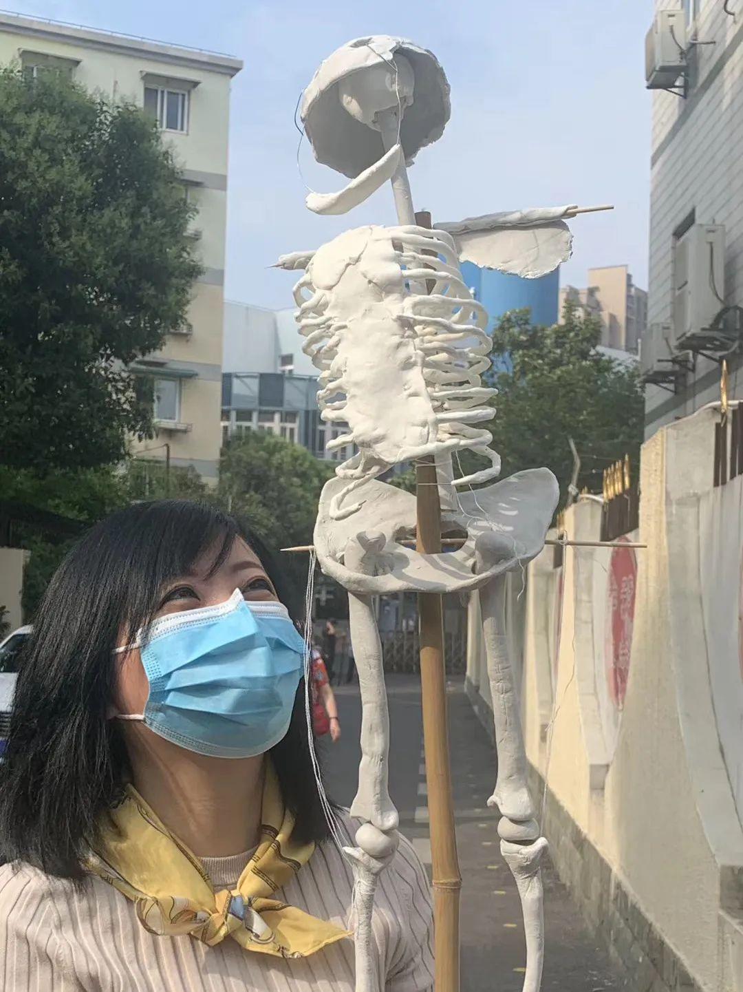 悦目临窗校长日记|毕业班课程之“人体模型”图片_2047