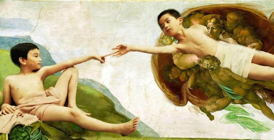 娃把自己变成了“名画”图片_2047 娃把自己变成了“名画”图片_2047