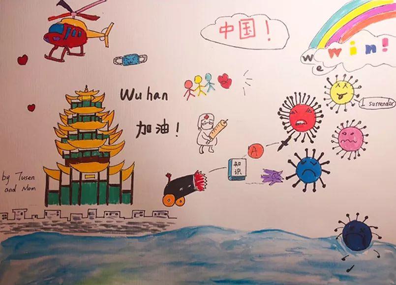 令人动容,看德英乐学子用“画”语和爱守护春天图片_4095 令人动容,看德英乐学子用“画”语和爱守护春天图片_4095