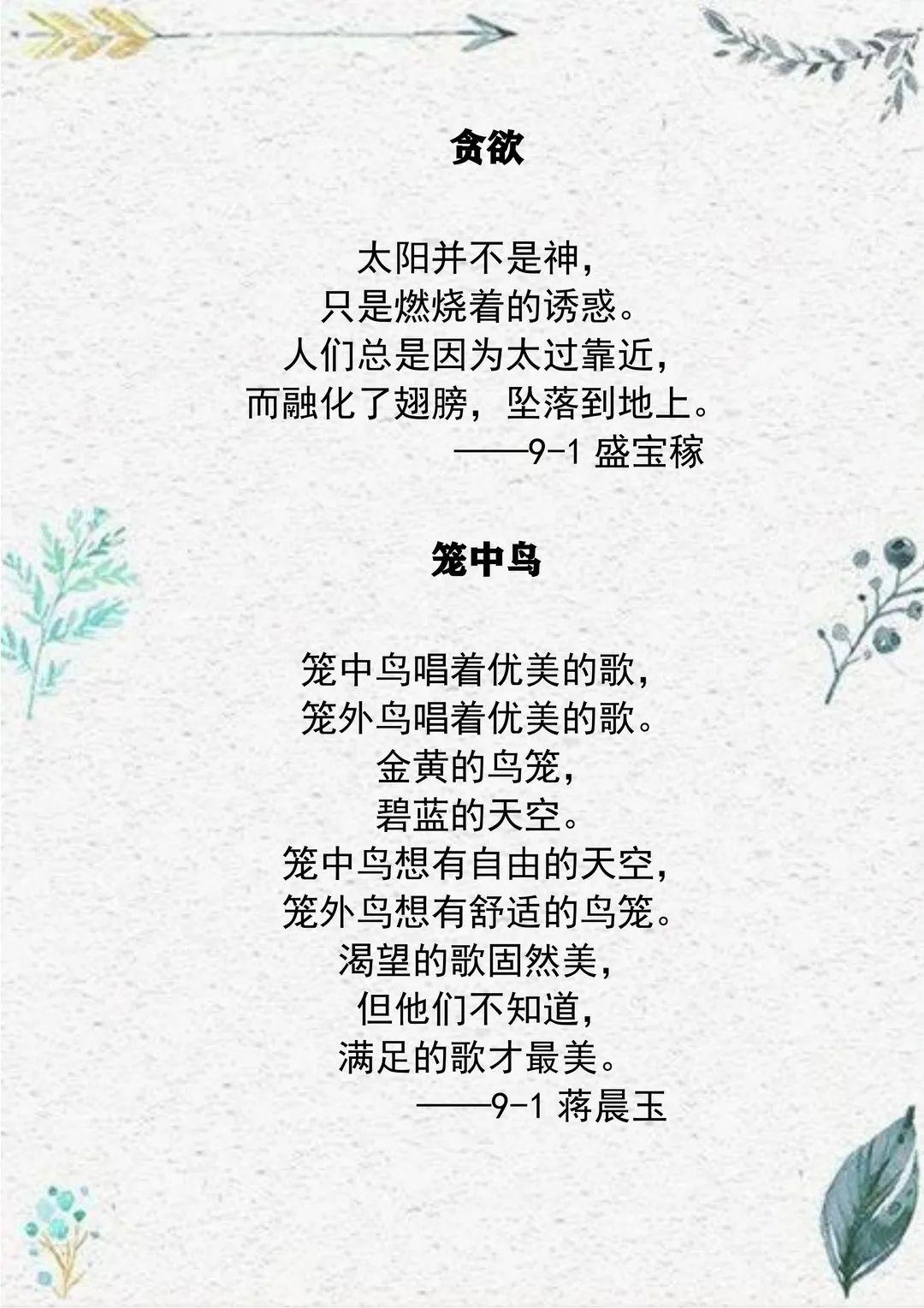 G9 | 第一单元优秀学生作品集锦图片_31