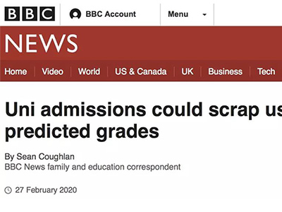 重大变革 英国本科申请即将取消英国Alevel预估成绩