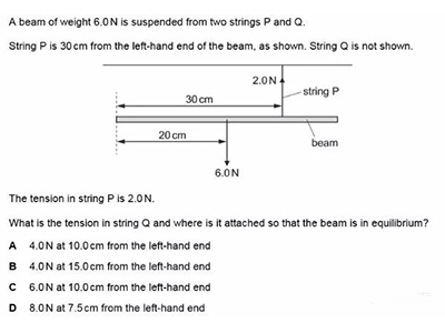 IGCSE物理​paper4真题来了 将物理的重难点一网打尽