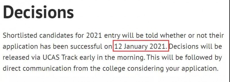 ​2021年牛剑G5大学几月放榜  最早1月份最迟4月份之前内容图片_1