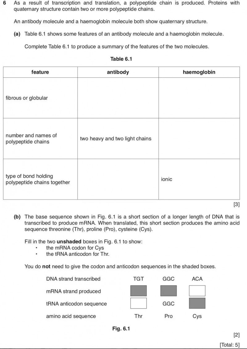 所有考试局都必考的AS生物知识点DNA 用一道大题带你理清内容图片_2