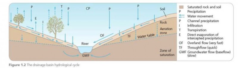 IGCSE地理流域水文系统专业词汇汇总 想考高分词汇是关键内容图片_1