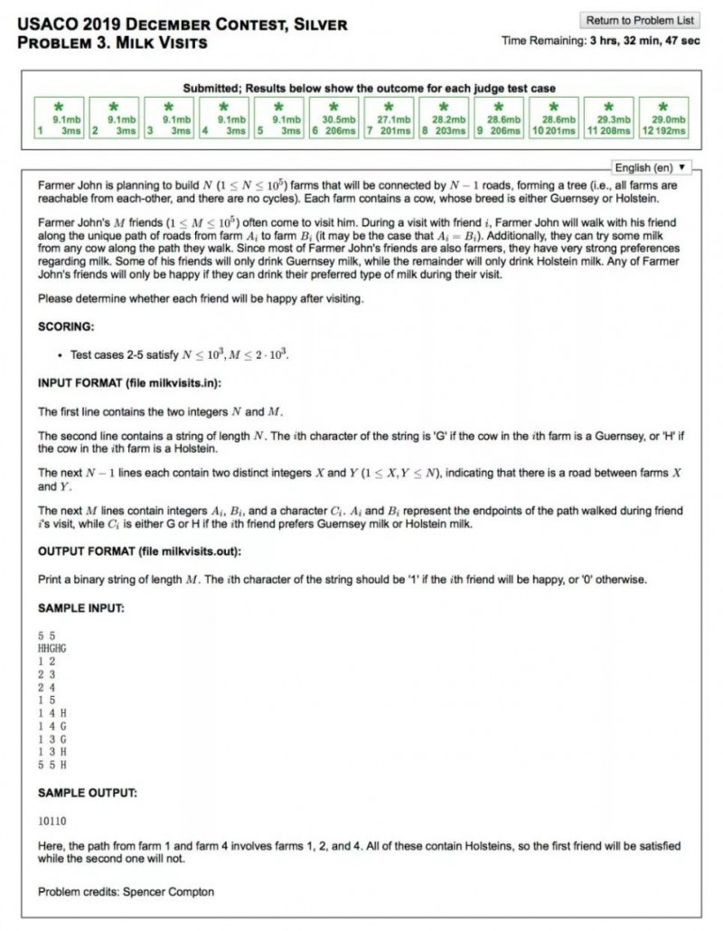 USACO竞赛难度很大吗  选手说使用C++比Java解题更有利内容图片_6