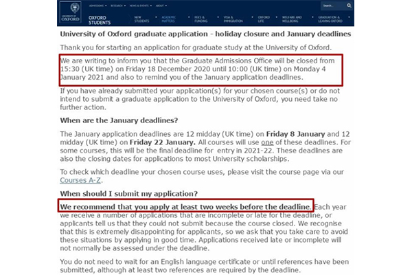 ​圣诞假期来了 你抓住了圣诞前的3个2021英国大学最佳申请时间段了吗内容图片_1