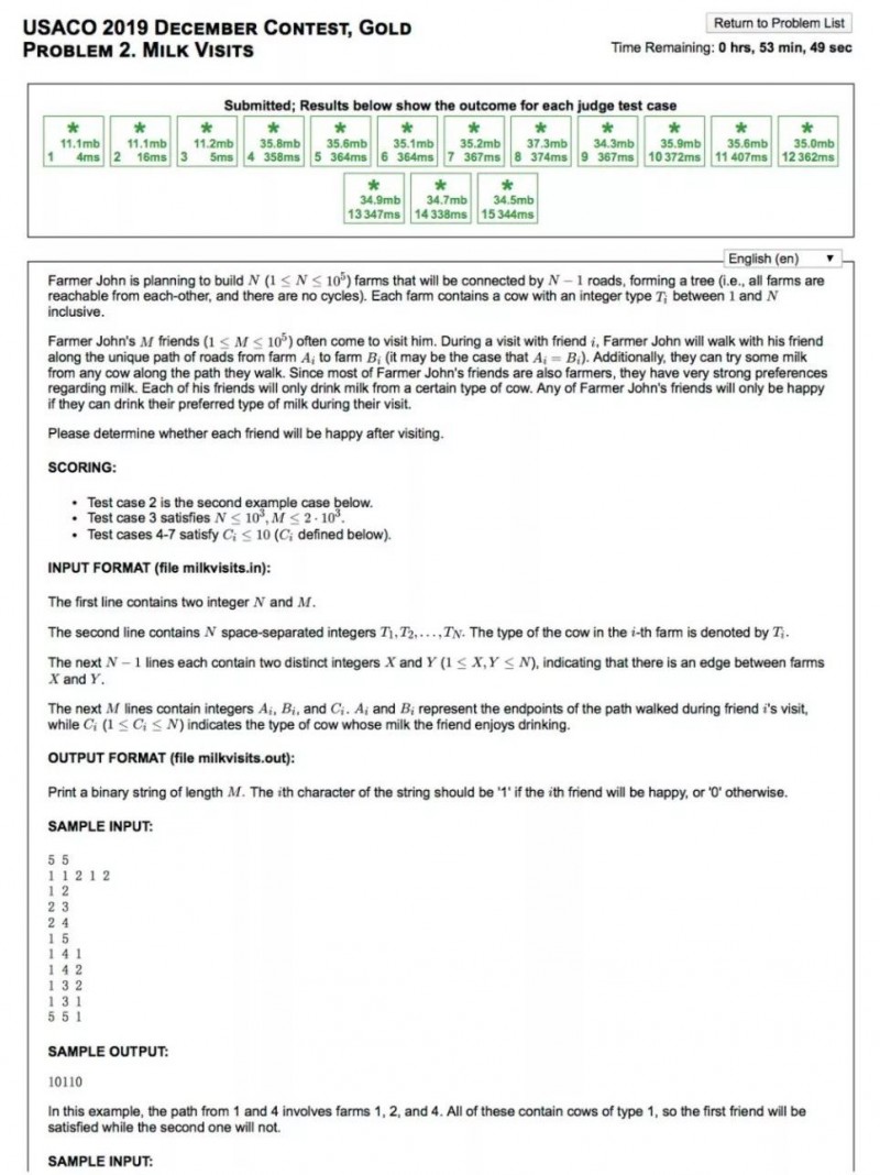 USACO竞赛难度很大吗  选手说使用C++比Java解题更有利内容图片_8