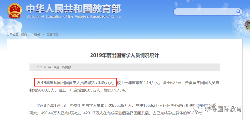 2021年能出国留学吗 来看看教育部的新留学风向标吧内容图片_2