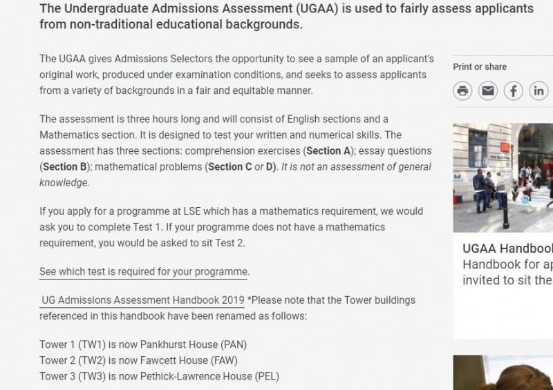 LSE本科申请条件及排名介绍 你知道LSE自己的入学考试UGAA吗内容图片_2