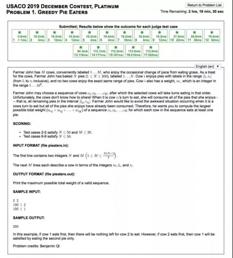 USACO竞赛难度很大吗  选手说使用C++比Java解题更有利内容图片_10