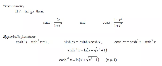 Alevel进阶数学拿A难吗？会背会用这些公式照样让你逆袭拿A之路内容图片_8