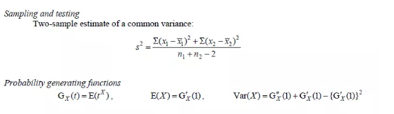 Alevel进阶数学拿A难吗？会背会用这些公式照样让你逆袭拿A之路内容图片_15