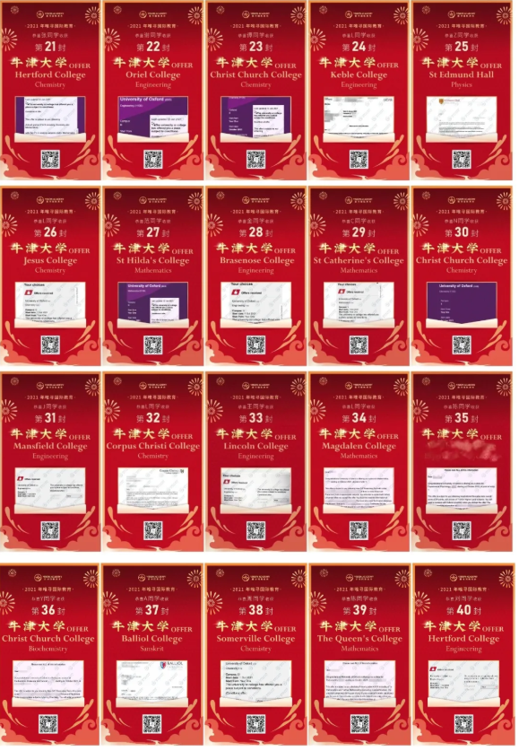 好消息！2021牛津大学放榜橡沐收到67封，您也可以成为牛津的种子选手内容图片_2