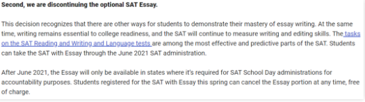重磅消息！美国CB官方取消SAT2考试将用AP成绩代替SAT2 你还不重视AP成绩吗内容图片_3