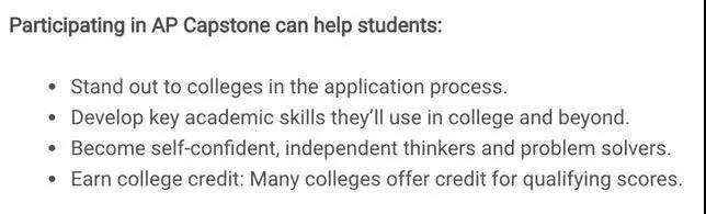 AP Capstone是什么？CB官方认证的大学申请加分课程内容图片_3