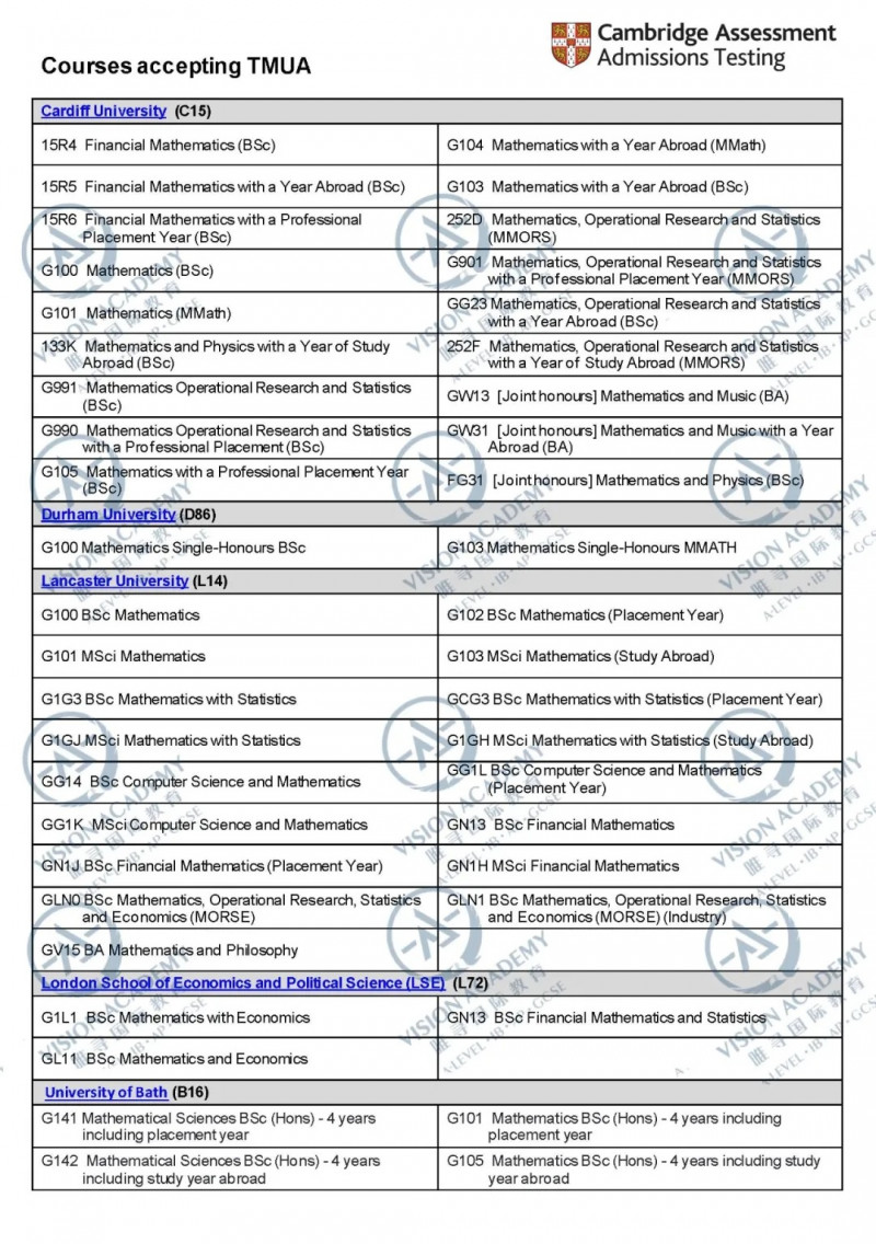 LSE数学系都在鼓励参加的TMUA数学考试是什么？据说参加就能提升录取成功率？内容图片_3