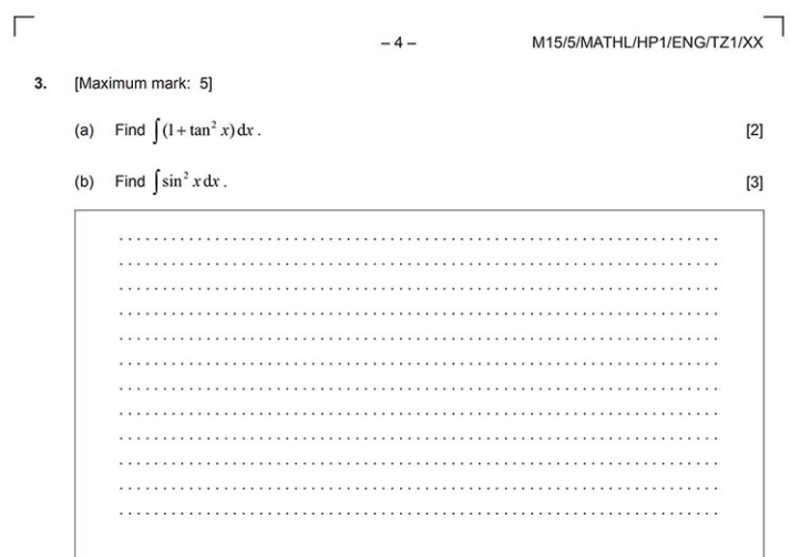 完整版IB数学HL真题与答案解析，今年复习一定用得到内容图片_5