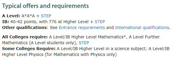 剑桥大学数学专业申请条件有哪些？高分 STEP 笔试 面试缺一不可内容图片_3