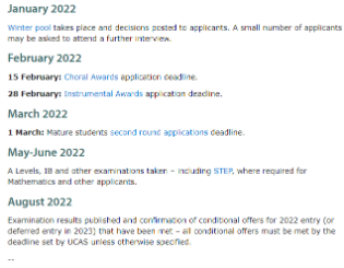 2022年剑桥大学申请时间节点汇总  招生官建议你提起做这几步准备内容图片_3