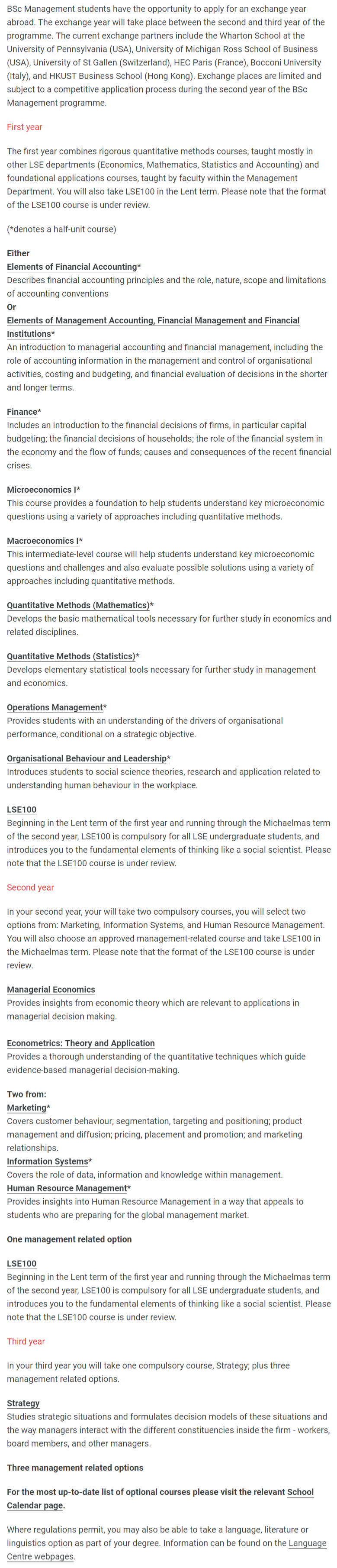 LSE管理本科专业申请条件有哪些？全球排名第2的管理专业申请可一点也不简单哦内容图片_2