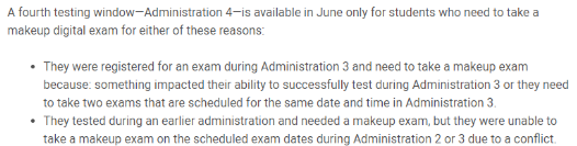 2021年6月新增AP补考时间已确定  想申请AP补考的同学赶紧看过来内容图片_2