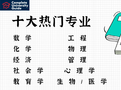 英国本科留学选什么专业好？数学 化学 经济等CUG榜单前10专业申请条件整理来啦