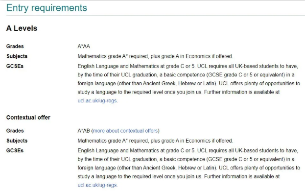 2022年QS世界大学排名UCL又提升了2名  来看看今年的UCL热门专业Alevel要求到底有多高内容图片_7