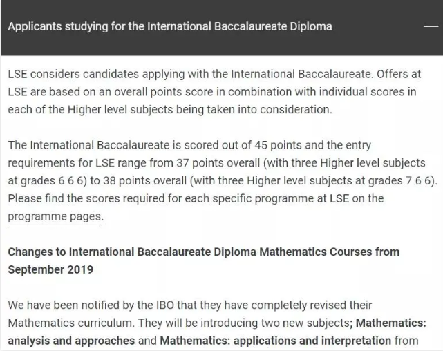 英国G5院校对于IB的分数要求汇总 IB课程想考40分以上第一步是关键内容图片_4