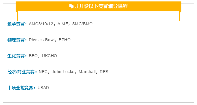 GCSE学员可以参加的竞赛有哪些？AMC10 BPHO 加拿大化学都能考虑一下内容图片_3