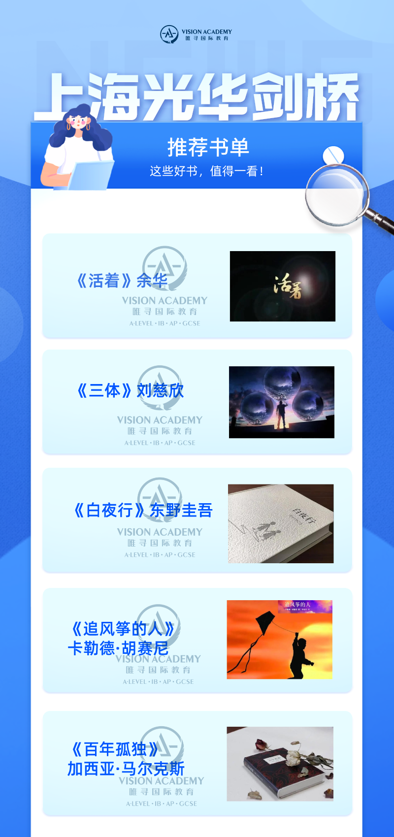 国际学校怎么考进去？包玉刚 惠灵顿 光剑开出了这样的书单内容图片_5