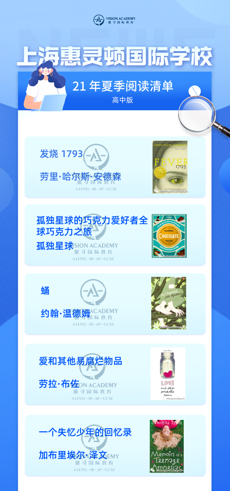 国际学校怎么考进去？包玉刚 惠灵顿 光剑开出了这样的书单内容图片_2