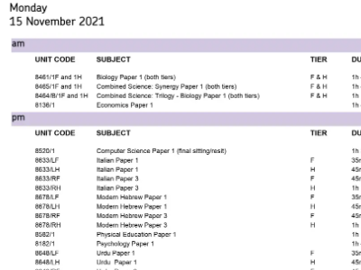 2021年GCSE秋季考试时间汇总  一文让你get5大考试局