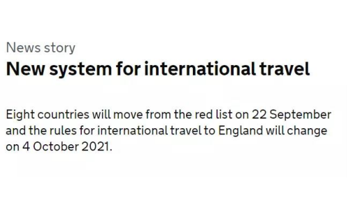 2021英国留学生入境政策更新 从8个国家转机的人要注意内容图片_1