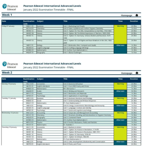 2022年爱德思1月考试时间分享来了  7号开始24号结束哦内容图片_1