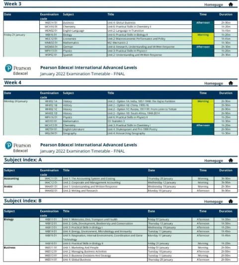2022年爱德思1月考试时间分享来了  7号开始24号结束哦内容图片_3