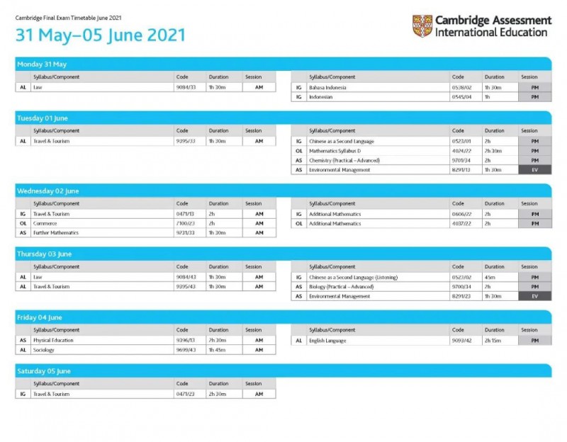 2022ALEVEL考试时间出炉 第1场定在5月3日内容图片_7