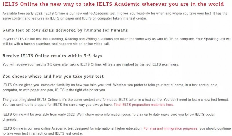 雅思家考大陆可以用吗 等到2022年IELTS Online开放就可了内容图片_4
