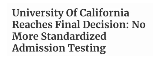美国加州大学宣布性的放弃SAT/ACT成绩了  GPA就变得重要了内容图片_1