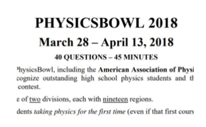 Physics Bowl物理碗真题资料分享 看答案拎思路内容图片_1