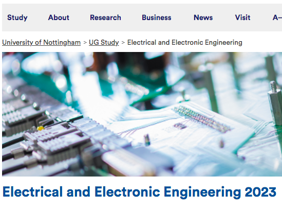 英国诺丁汉大学电气工程学费多少?国际生1年20万+人民币