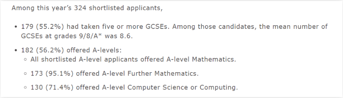 牛津大学计算机专业GCSE要求来了  很多人都有5门成绩内容图片_2