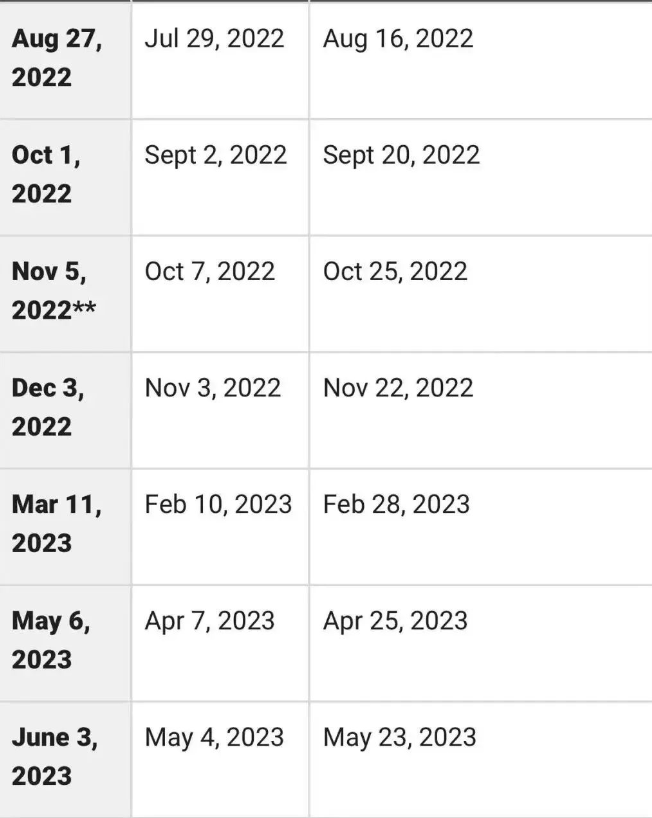 2022-2023SAT考试报名时间已出   有些考场确定机考内容图片_1