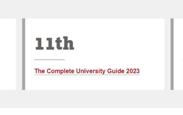 兰卡斯特大学排名英国等几?2023年CUG榜单第11内容图片_1