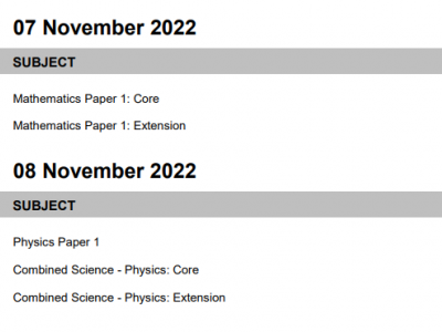 2022-2023牛津AQA考试时间已出  这个秋季只考GCSE